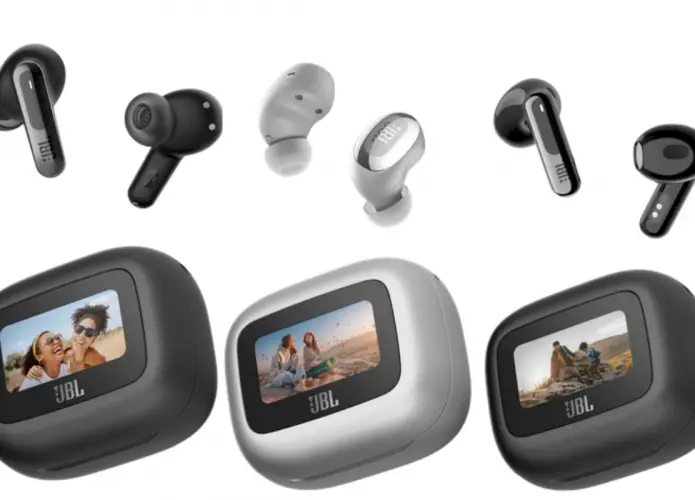 CES 2024: JBL revela fones de ouvido com tela e certificação IP55