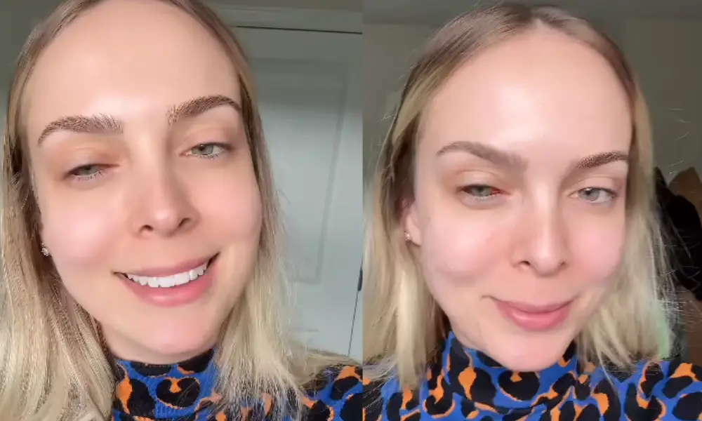 Influenciadora Tata Estaniecki revela seu estado de saúde após derrame ocular