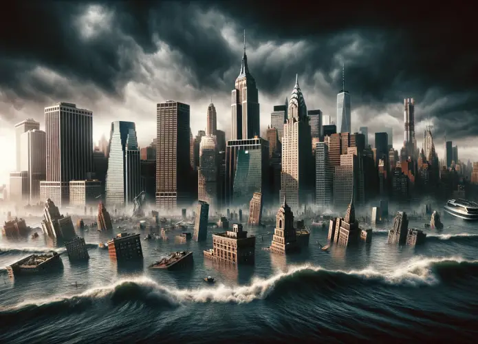 Cidades da Costa Leste dos EUA estão afundando