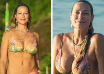 Luana Piovani posta fotos de bíquini durante viagem a Noronha e brinca: ‘Ê lá em casa’