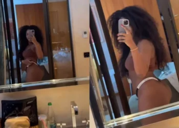 Iza exibe bumbum volumoso durante ‘cookie time’ na internet
