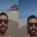 Cauã Reymond exibe músculos em dia de gravação de ‘Vale Tudo’ na praia