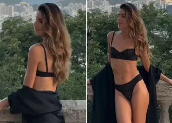 Camila Queiroz revela bastidores de ensaio fotográfico de lingerie no Rio de Janeiro