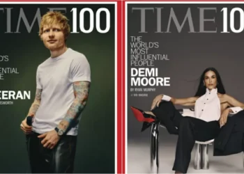 Demi Moore, Ed Sheeran e Donald Trump estão entre as pessoas mais influentes de 2025, segundo a revista Time