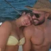 Paolla Oliveira curte dia de praia com Diogo Nogueira