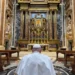 Papa Francisco visita a Basílica de Santa Maria Maior antes da Semana Santa
