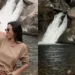 Yanna Lavigne compartilha fotos em cachoeira