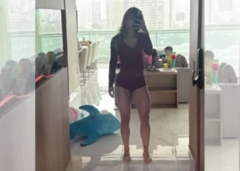 Virginia exibe corpo musculoso, mas confessa: ‘Vou pular o treino’