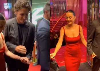 Katy Perry e Justin Trudeau são flagrados de mãos dadas em primeira aparição como casal