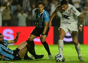 Santos fica no empate com Grêmio e continua sob risco no Brasileirão