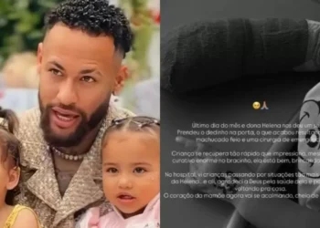 Filha de Neymar sofre acidente doméstico e é submetida a cirurgia de emergência