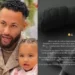 Filha de Neymar sofre acidente doméstico e é submetida a cirurgia de emergência