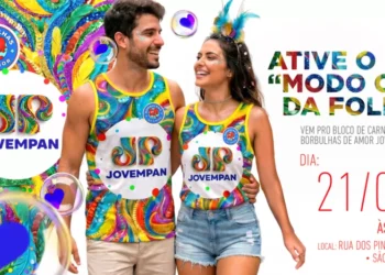 Jovem Pan estreia no Carnaval de São Paulo com Naming Rights do bloco Borbulhas de Amor